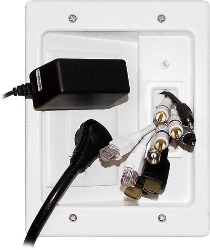 Legrand Wiremold In Wall TV Power Kit White (HT2202WHV1)